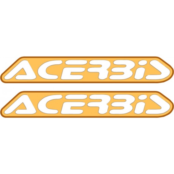 2x Acerbis Logo Style 11...