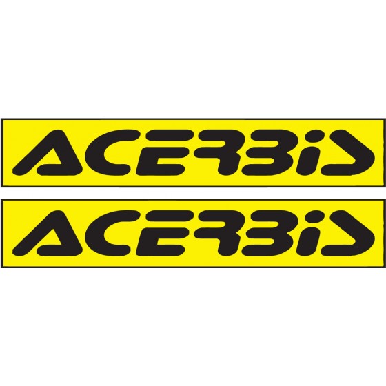 2x Acerbis Logo Style 12...