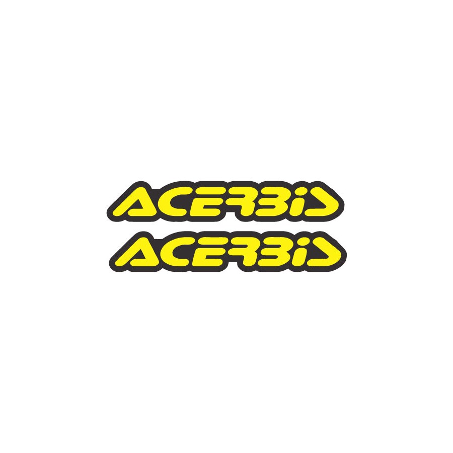 2x Acerbis Logo Style 2 Stickers Decals - DecalsHouse