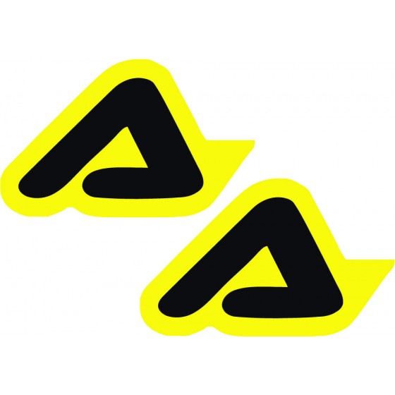 2x Acerbis Logo Style 4...