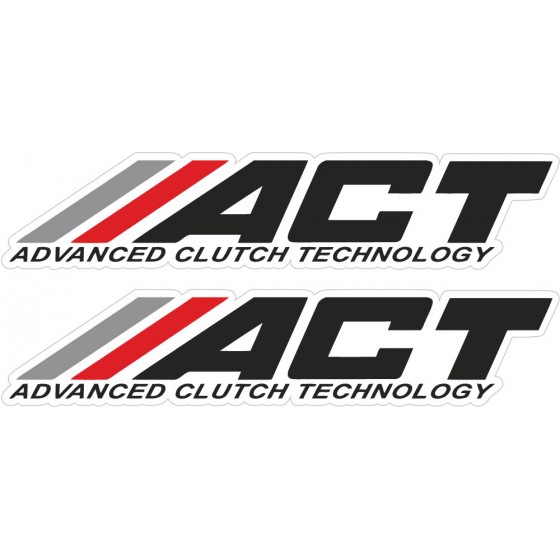 2x Act Stickers Decals