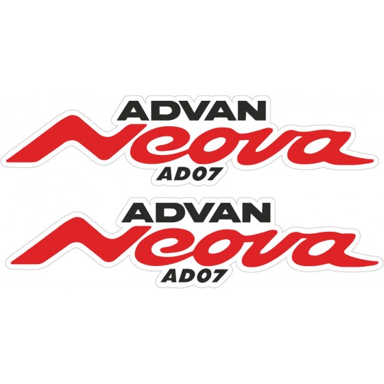 2x Advan Neova Stickers Decals