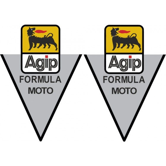 2x Agip Logo Formula Moto...