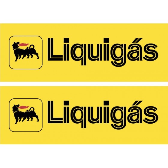 2x Agip Logo Liquigas...