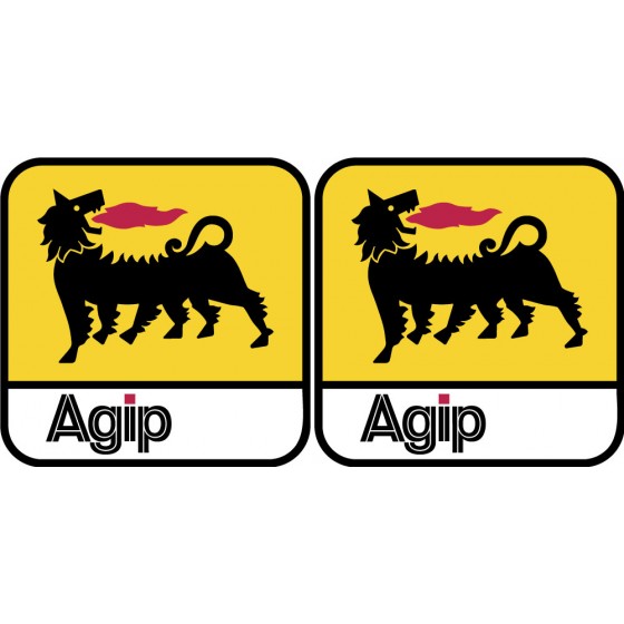 2x Agip Logo Style 2...