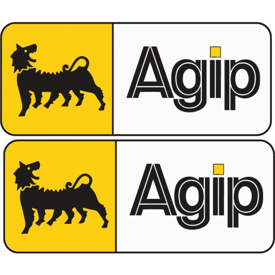 2x Agip Logo Style 3...