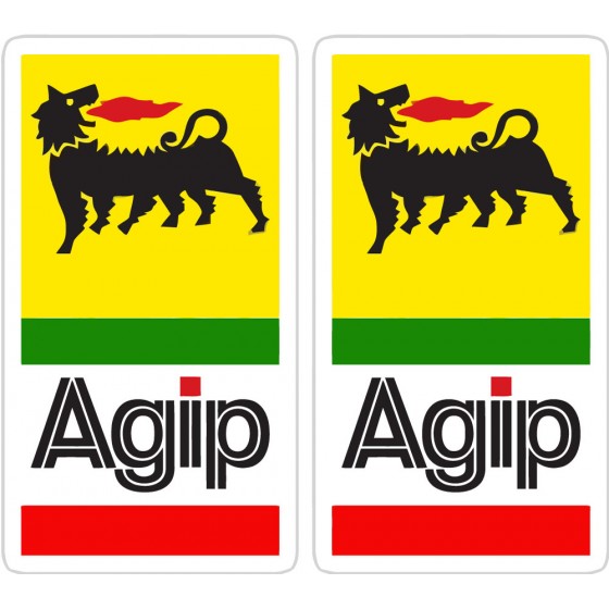 2x Agip Logo Style 6...