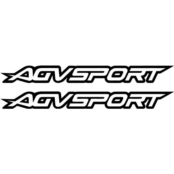 2x Agv Logo Sport Outline...