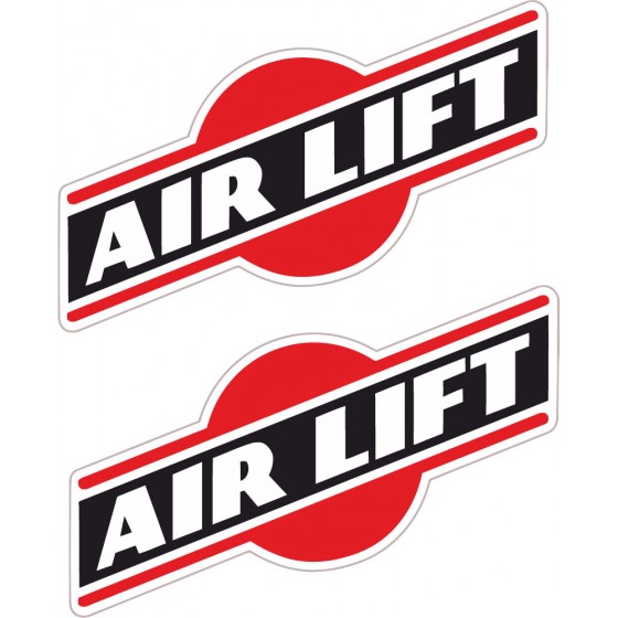 2x Airlift Stickers Decals