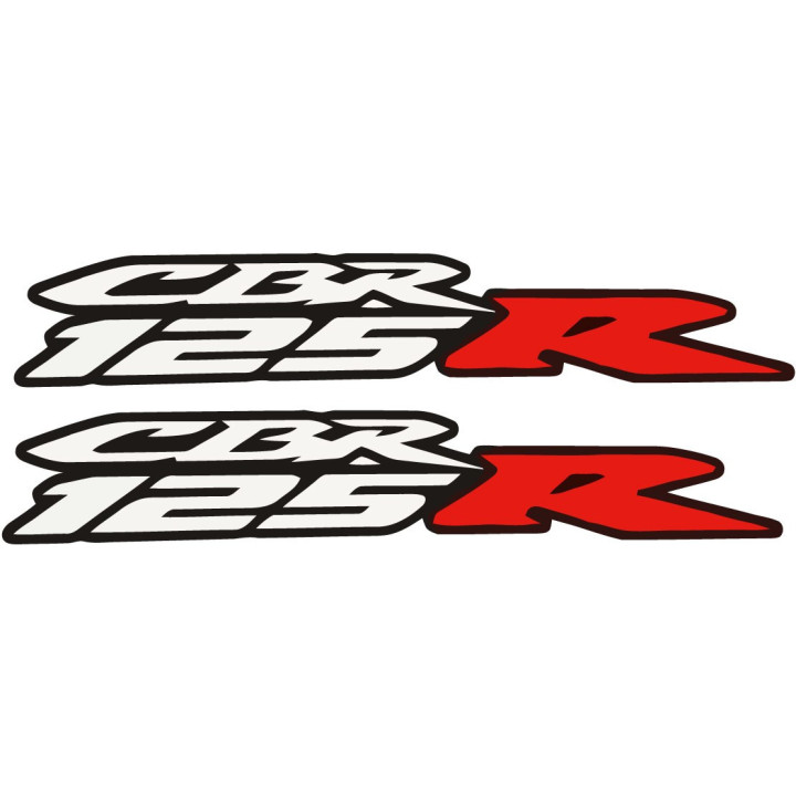 Honda CBR125R Stickers – Lightweight Sportbike Fairing Decals (2-Pack)