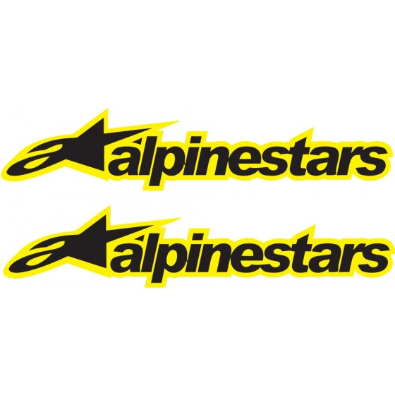 2x Alpinestars Logo Style 5...