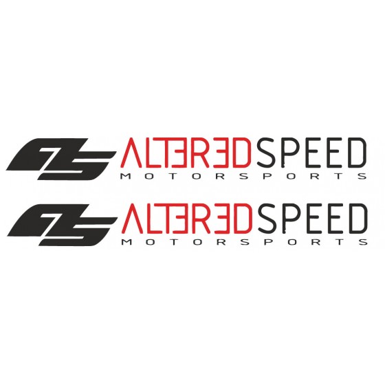 2x Altered Speed Stickers...