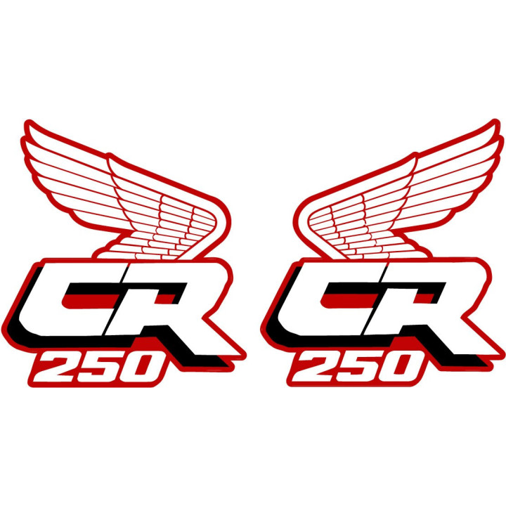 Honda Cr 250 Wings Style 2 Stickers Decals - DecalsHouse