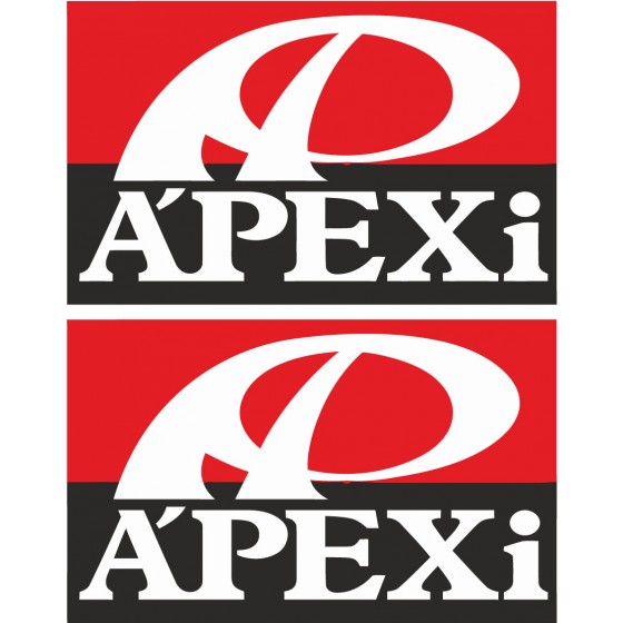 2x Apexi Style 3 Stickers...