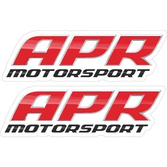 2x Apr Motorsport Stickers...