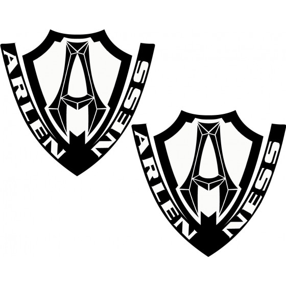 2x Arlen Ness Logo Stickers...