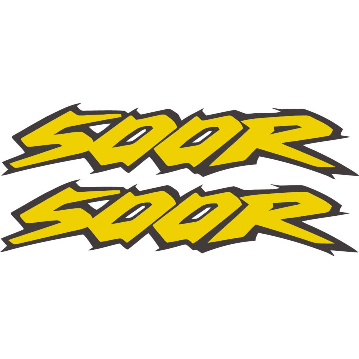 Honda Cr 500 Style 2 Stickers Decals - DecalsHouse