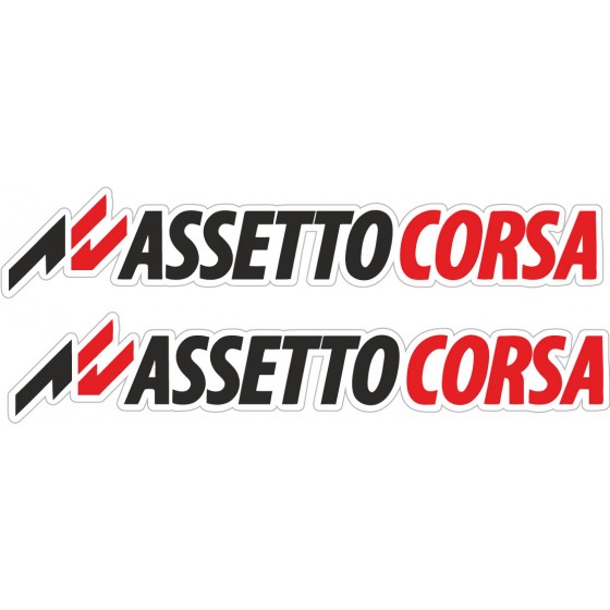 2x Assetto Corsa Stickers...