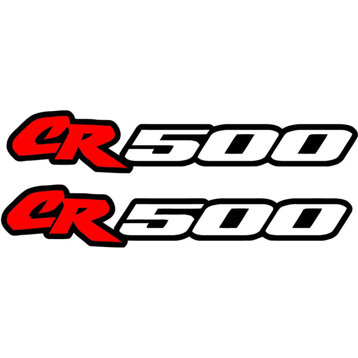Honda CR 500 Enduro Stickers – Two-Stroke Motocross Decals (2-Pack)