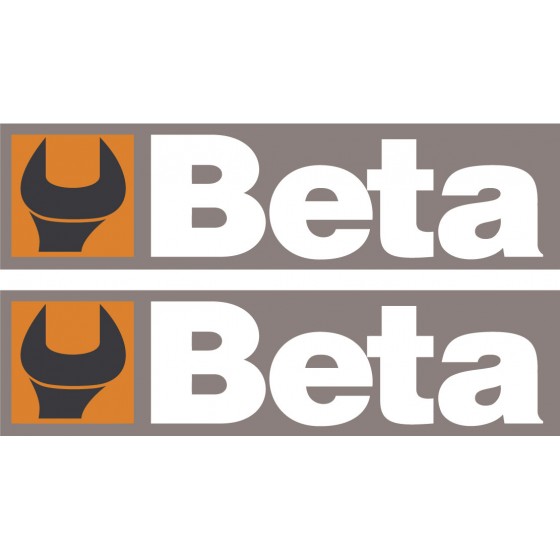 2x Beta Tools Stickers Decals