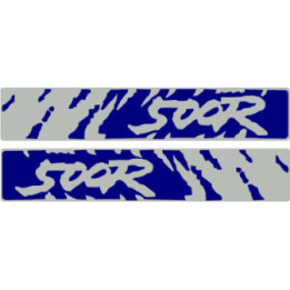 Honda Cr 500r Stripe Blue Stickers Decals - DecalsHouse