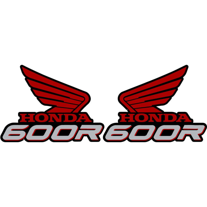 Honda Cr 600r Wings Style 2 Stickers Decals - DecalsHouse