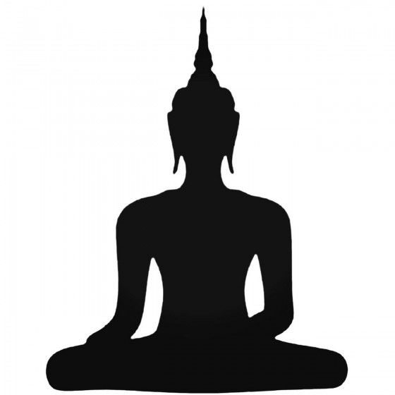 Buy Buddha Silhouette Decal Sticker Online