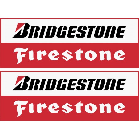 2x Bridgestone Firestone Stickers Decals - DecalsHouse