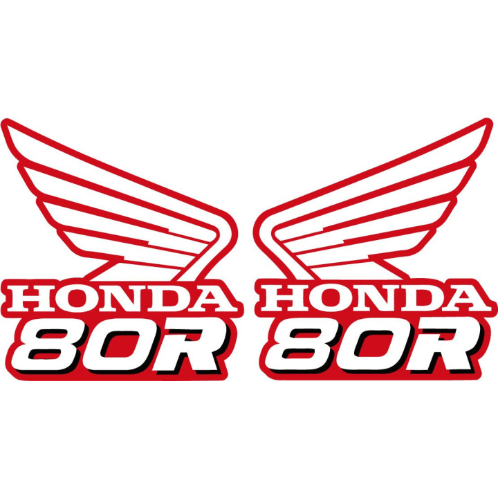 Honda CR80R Youth Motocross Stickers – MX Wings Decals (2-Pack)