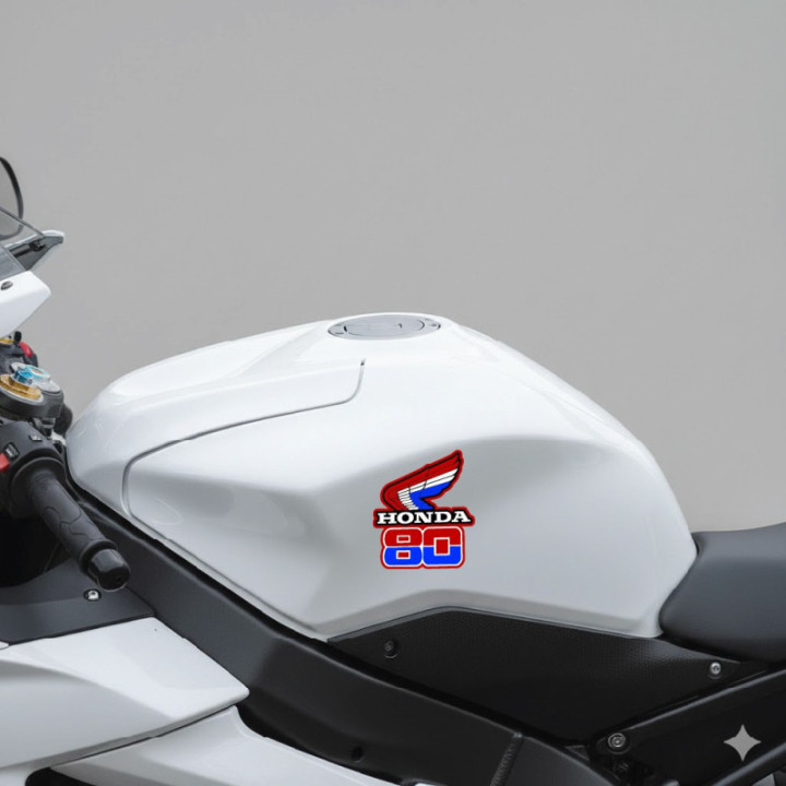 Honda CR80R Wings Style 2 Stickers – Mini MX Motocross Decals (2-Pack)