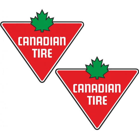 2x Canadian Tire Stickers...