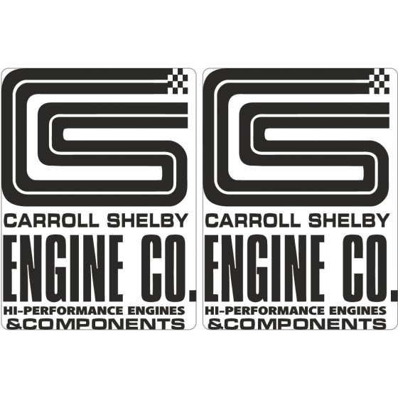 2x Carrol Shelby Engine Co...