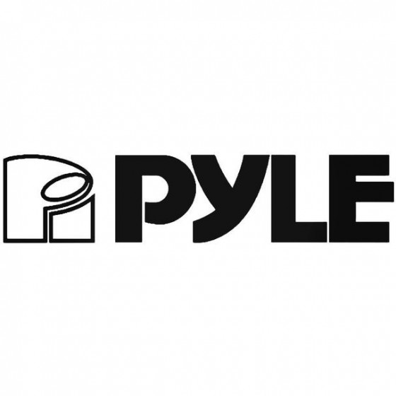 Pyle Audio Vinyl Decal Sticker