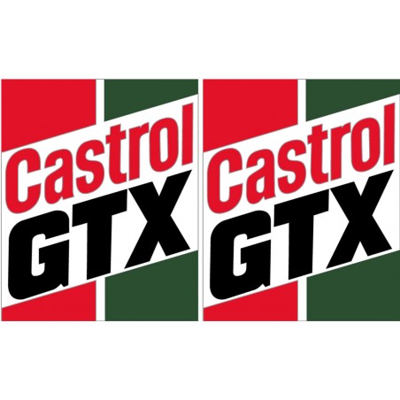 2x Castrol Gtx Stickers Decals - DecalsHouse