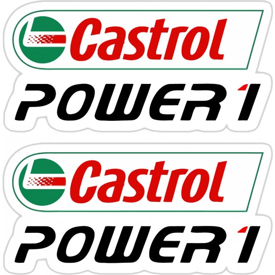 2x Castrol Power Stickers...