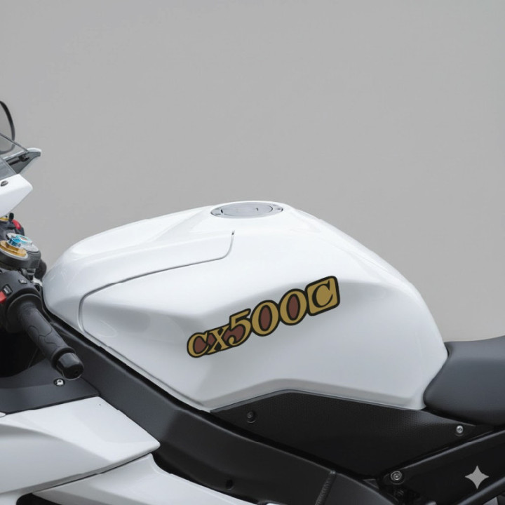 Honda CX500C Stickers – Cruiser Tank & Bodywork Decals (2-Pack)