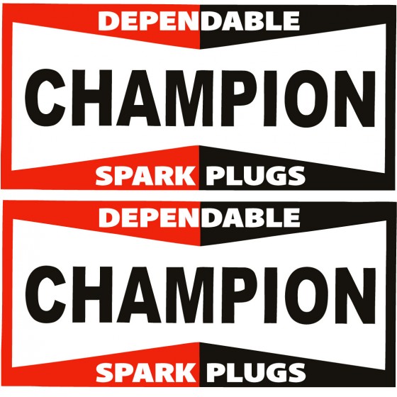2x Champion Spark Plugs...