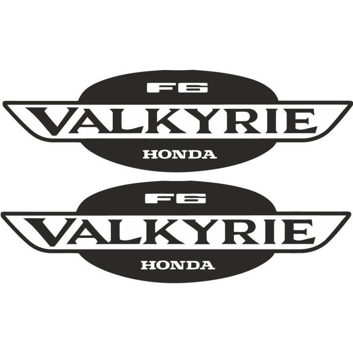 Honda Valkyrie F6C Power Cruiser Stickers (2-Pack)