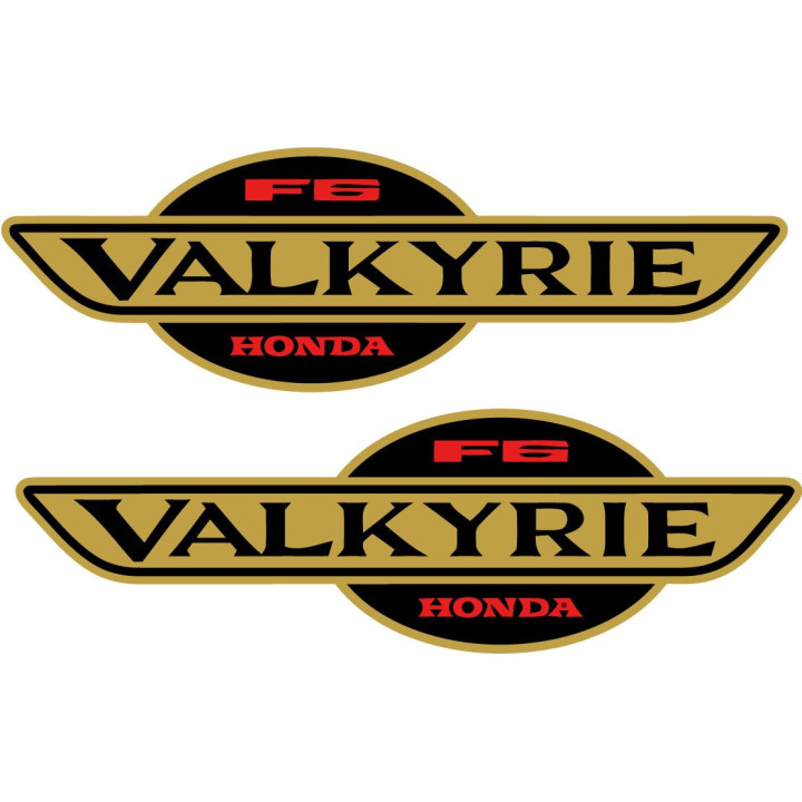 Honda F6C Valkyrie Cruiser Stickers – Motorcycle Decals (2-Pack)