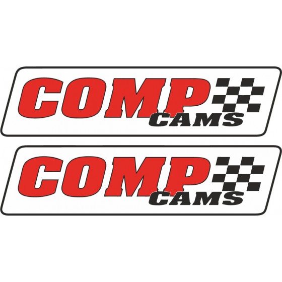 2x Comp Cams Stickers Decals