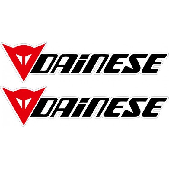 2x Dainese Style 3 Stickers...