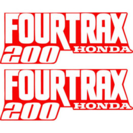 Honda Fourtrax 200 Stickers – TRX200 ATV Restoration Decals (2-Pack)
