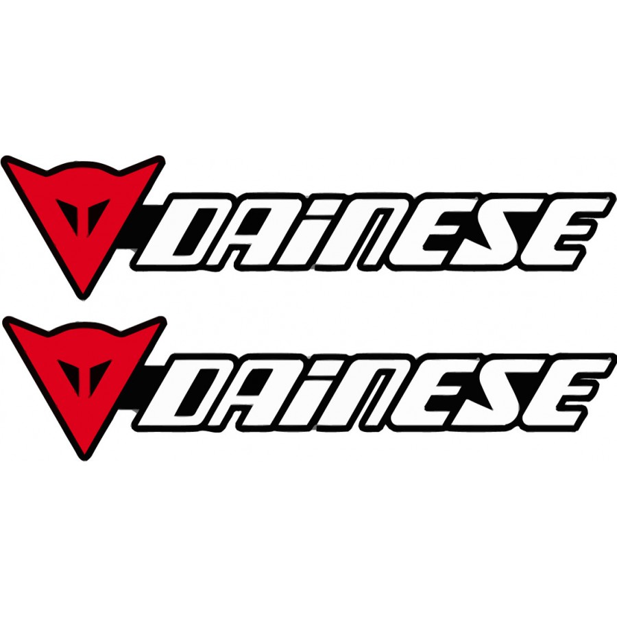 2x Dainese Style 9 Stickers Decals - DecalsHouse