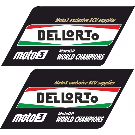 2x Dellorto Moto3 Stickers...