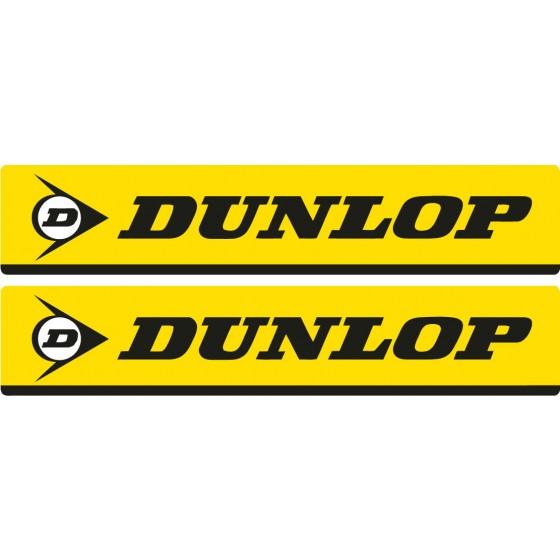 2x Dunlop Dh Stickers Decals