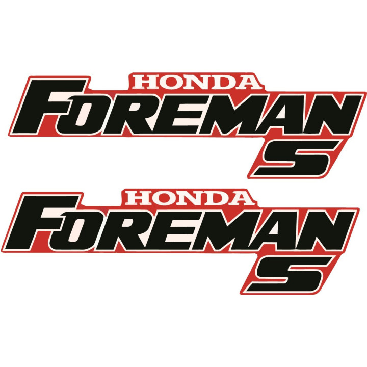 Honda Fourtrax Foreman Stickers – TRX450 TRX500 ATV Decals (2-Pack)