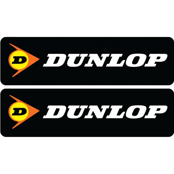 2x Dunlop Style 6 Stickers...