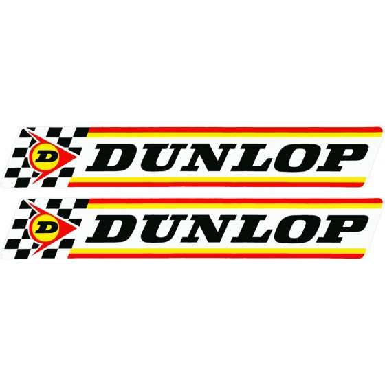 2x Dunlop Style 8 Stickers...