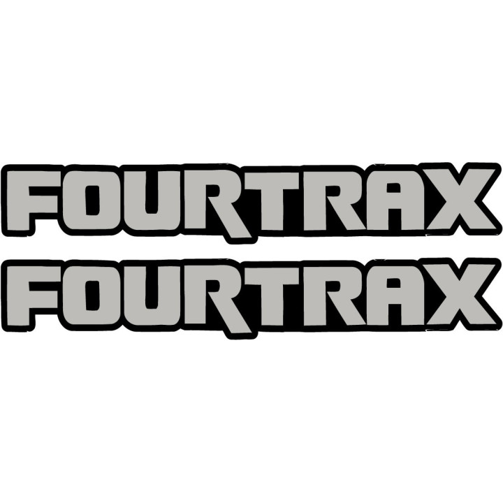 Honda Fourtrax ATV Stickers – TRX250 TRX420 Quad Decals (2-Pack)