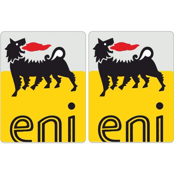 2x Eni Style 2 Stickers Decals